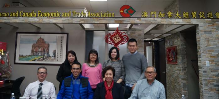 澳門立法會議員高天賜到訪澳門加拿大經貿促進會