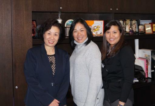 澳門和加拿大經貿促進會拜訪旺市WARD4議員楊士渟SANDRA YEUNG RACCO ，和旺市經濟發展部ELAINE YIM SPENCER