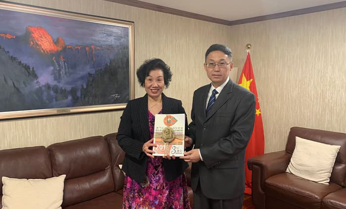 韓濤總領事會見澳門加拿大經貿促進會會長李金戀